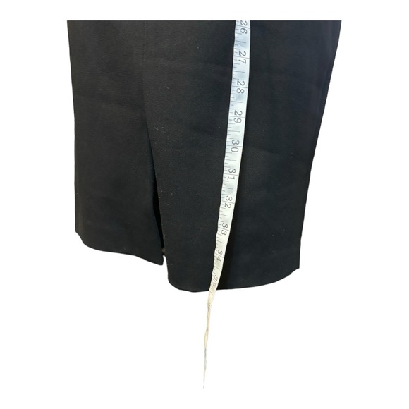 Jill Stuart Black Peplum Dress with Ruched Bodice Size 6 - Picture 9 of 9